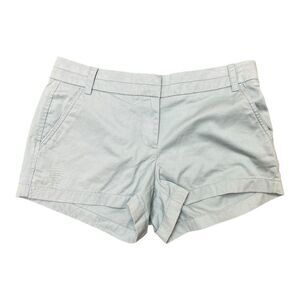J. Crew Black Label Chino Shorts Sea foam Green Sz 6 Classic Preppy Polished